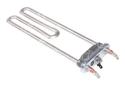 těleso topné 2000 W, L=240 mm, BOSCH (652573), s otvorem,2x pojistka